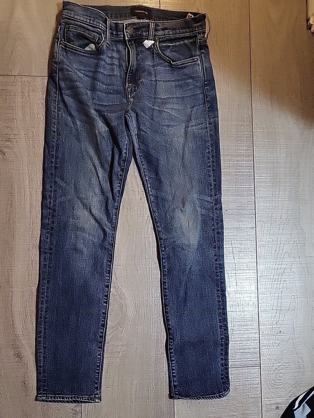 J. Crew Slim Fit Jeans in Dark Blue Wash